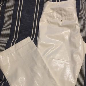 White Boot Cut Dress Pants